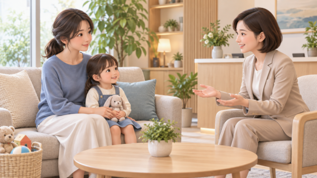 子ども連れでも相談できる？