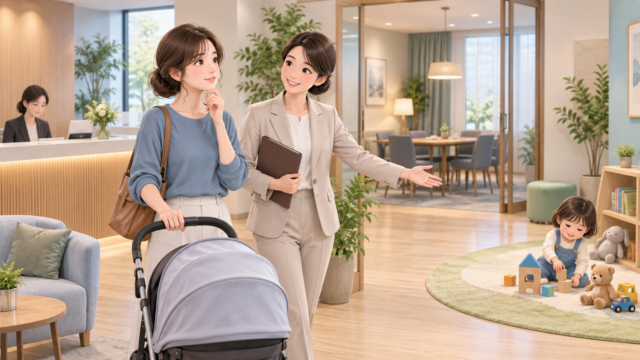 子ども連れでも相談できる？