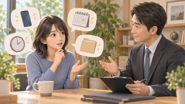 調査中は依頼者は何をする？