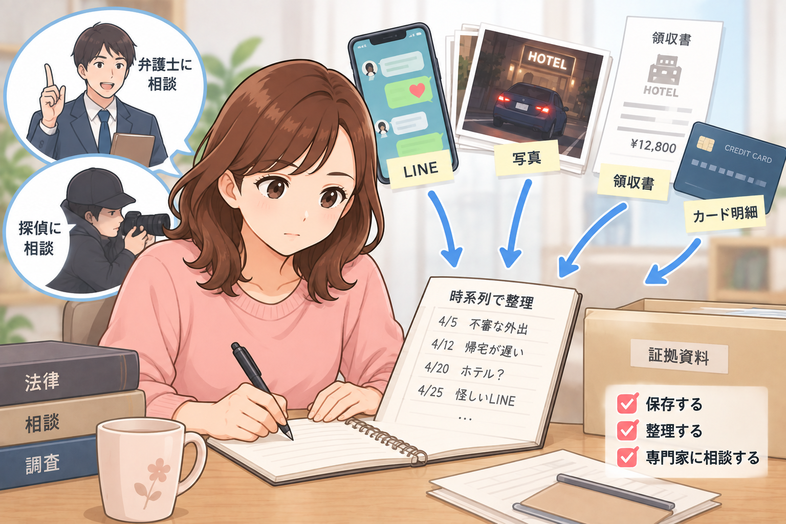 証拠がないと慰謝料は請求できない?